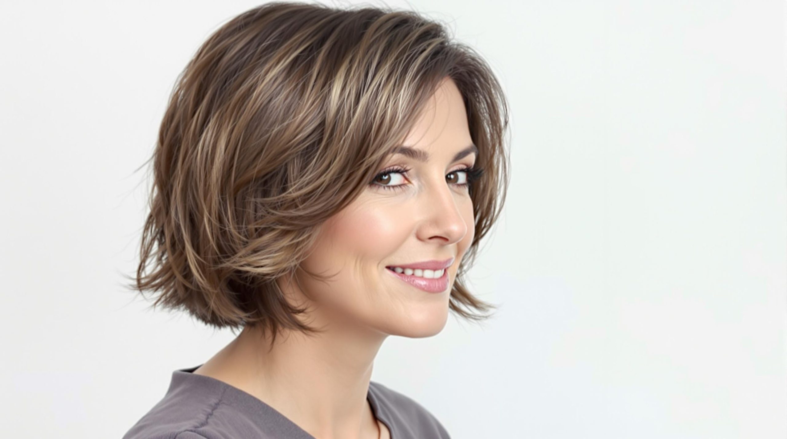 Effile Coupe De Cheveux Court Femme 50 Ans