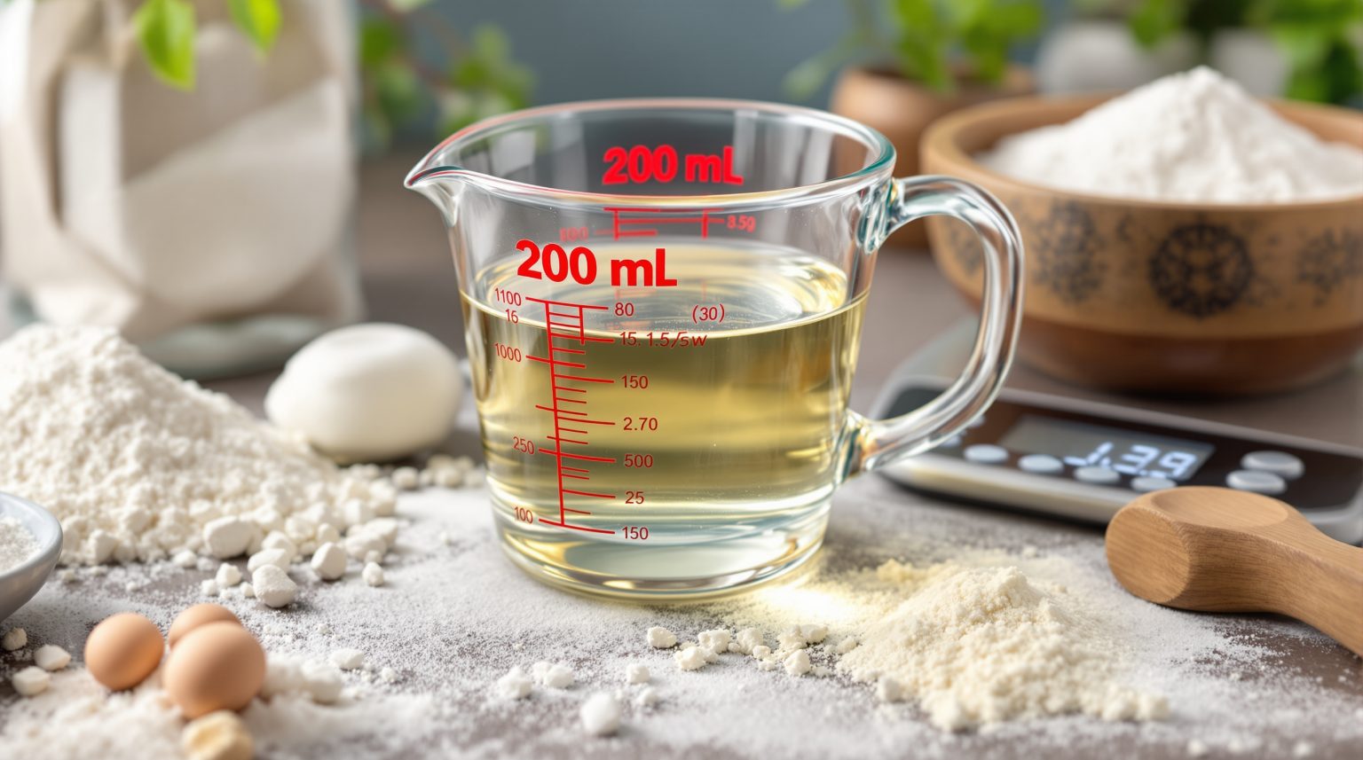 200 ml en gramme : Découvrez la conversion facile et rapide pour vos recettes !