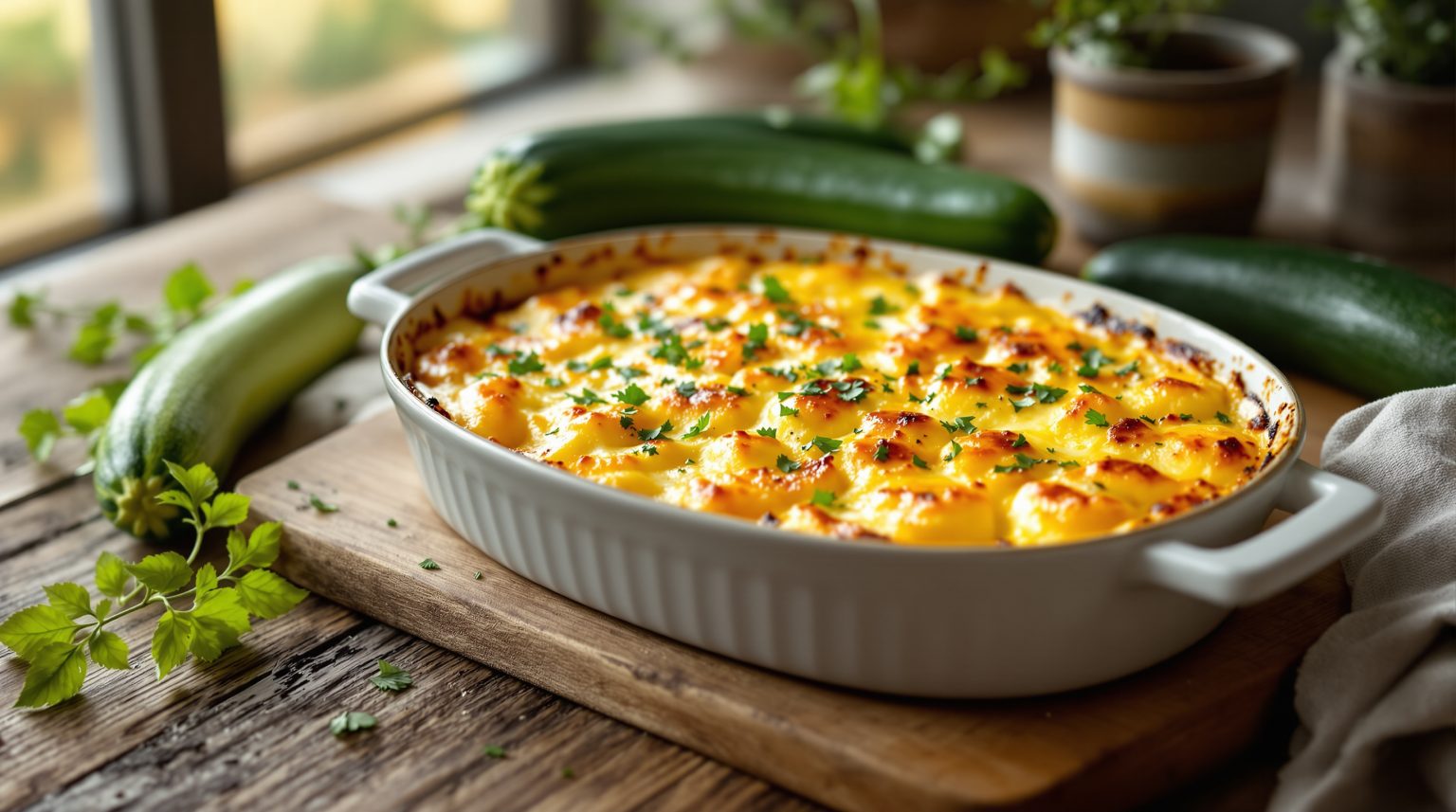 Courgettes au gratin : Découvrez la recette facile et délicieuse à essayer chez vous !
